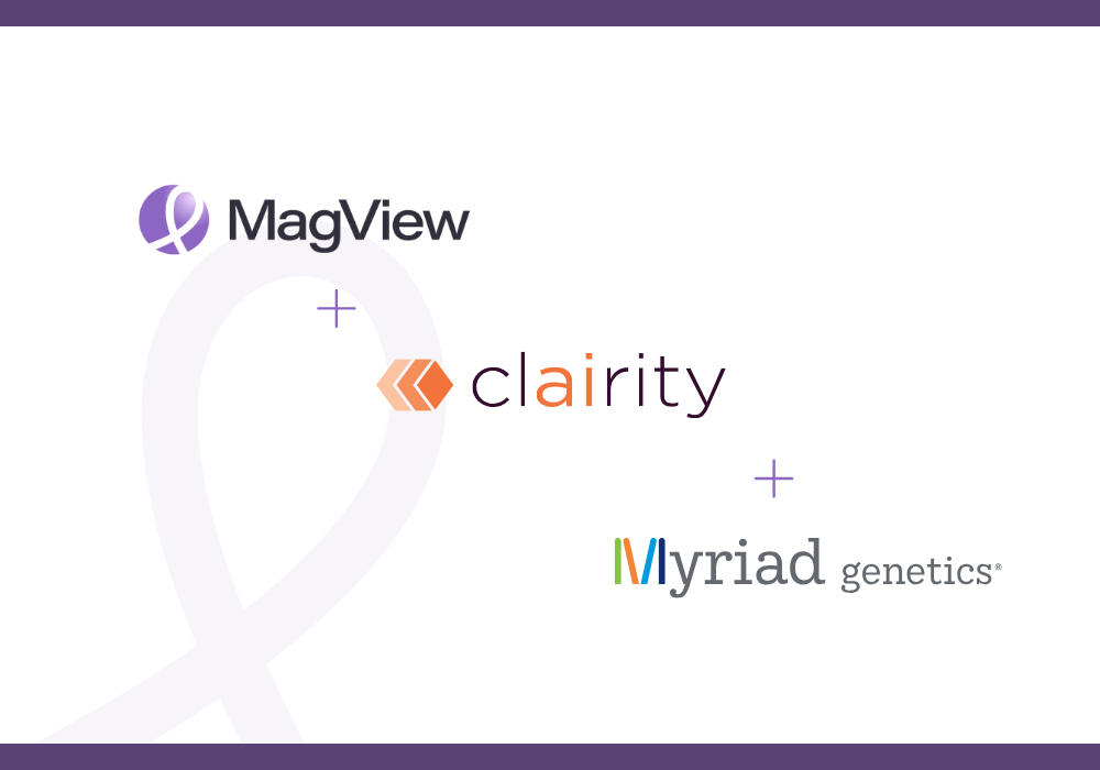 magview, clairity breast and myriad genetics
