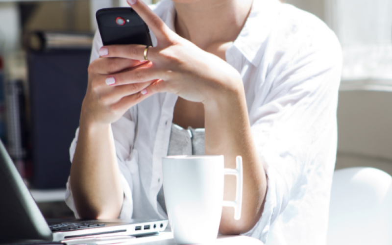 Text message for breast cancer screening appt.